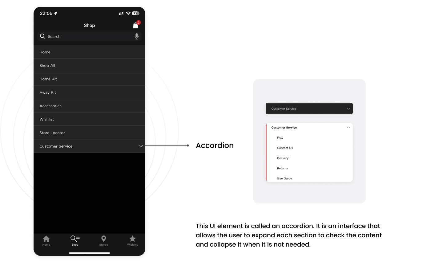Dnas - UX/UI Design References